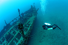 Shipwreck in the Adriatic