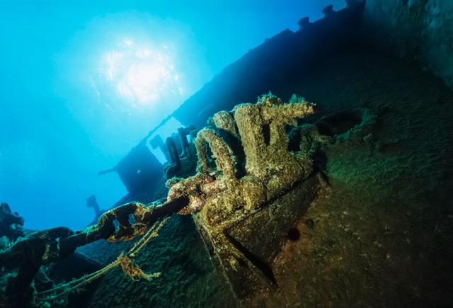 Mediterranean wreck