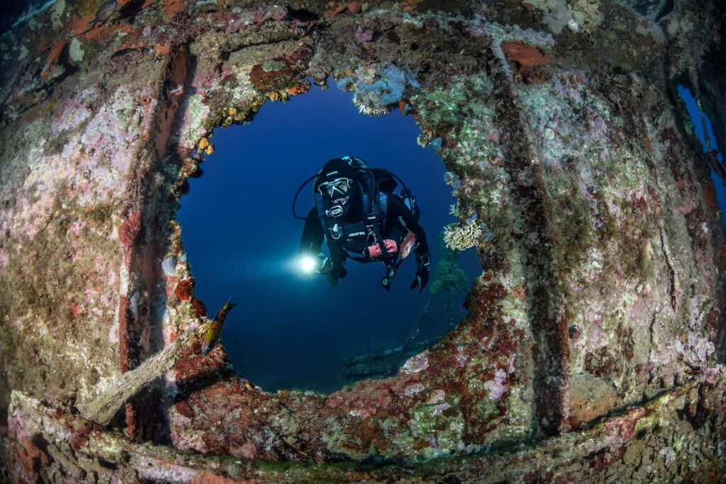 Wreck diving in the Med