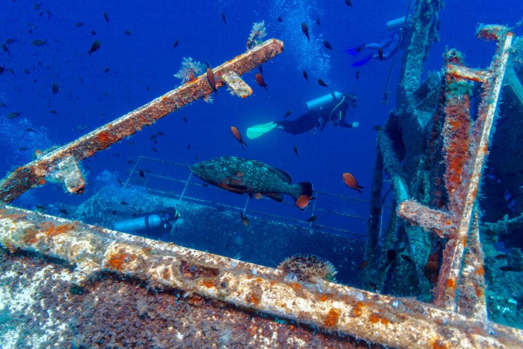 The Zenobia is the top dive site in Mediterranean